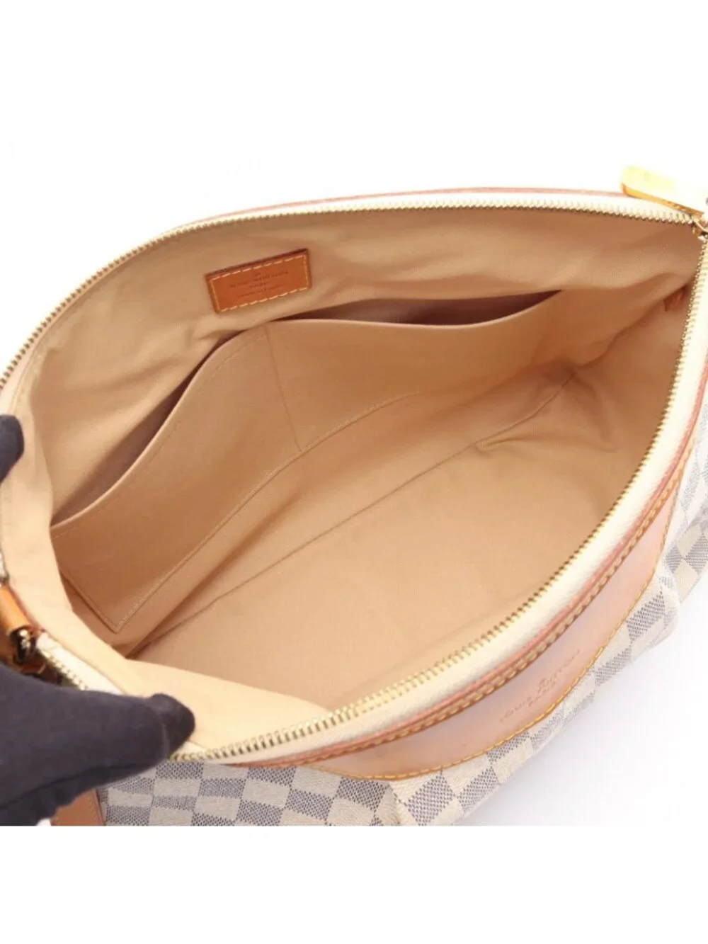 Louis Vuitton Shoulder Bag Syracuse MM Damier Azur Canvas Leather - Picture 3 of 15